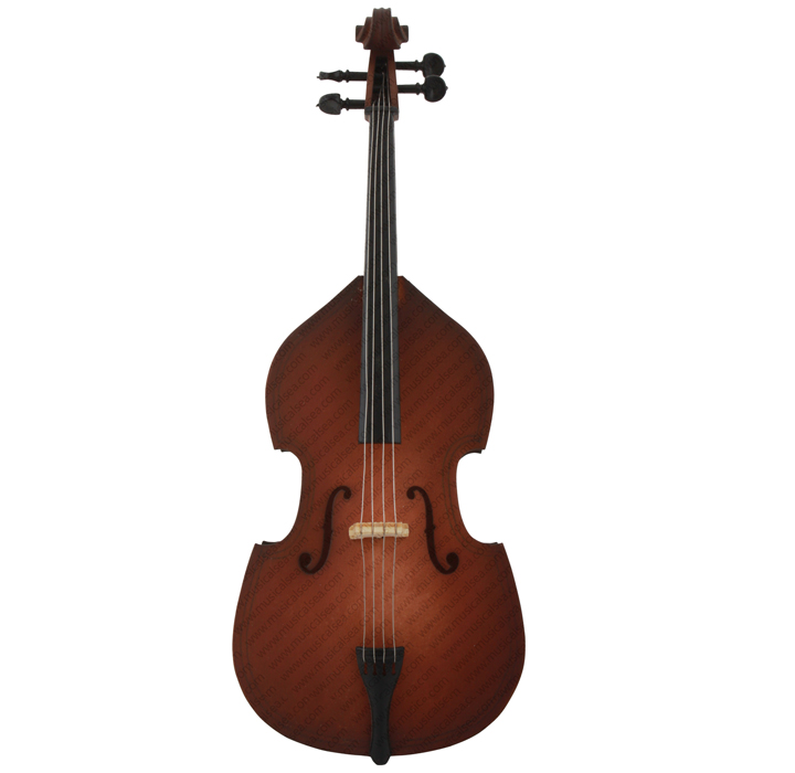 Miniature brown violin toy